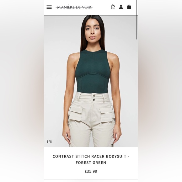 Maniere De Voir Tops - MANIERE DE VIOR BODYSUIT